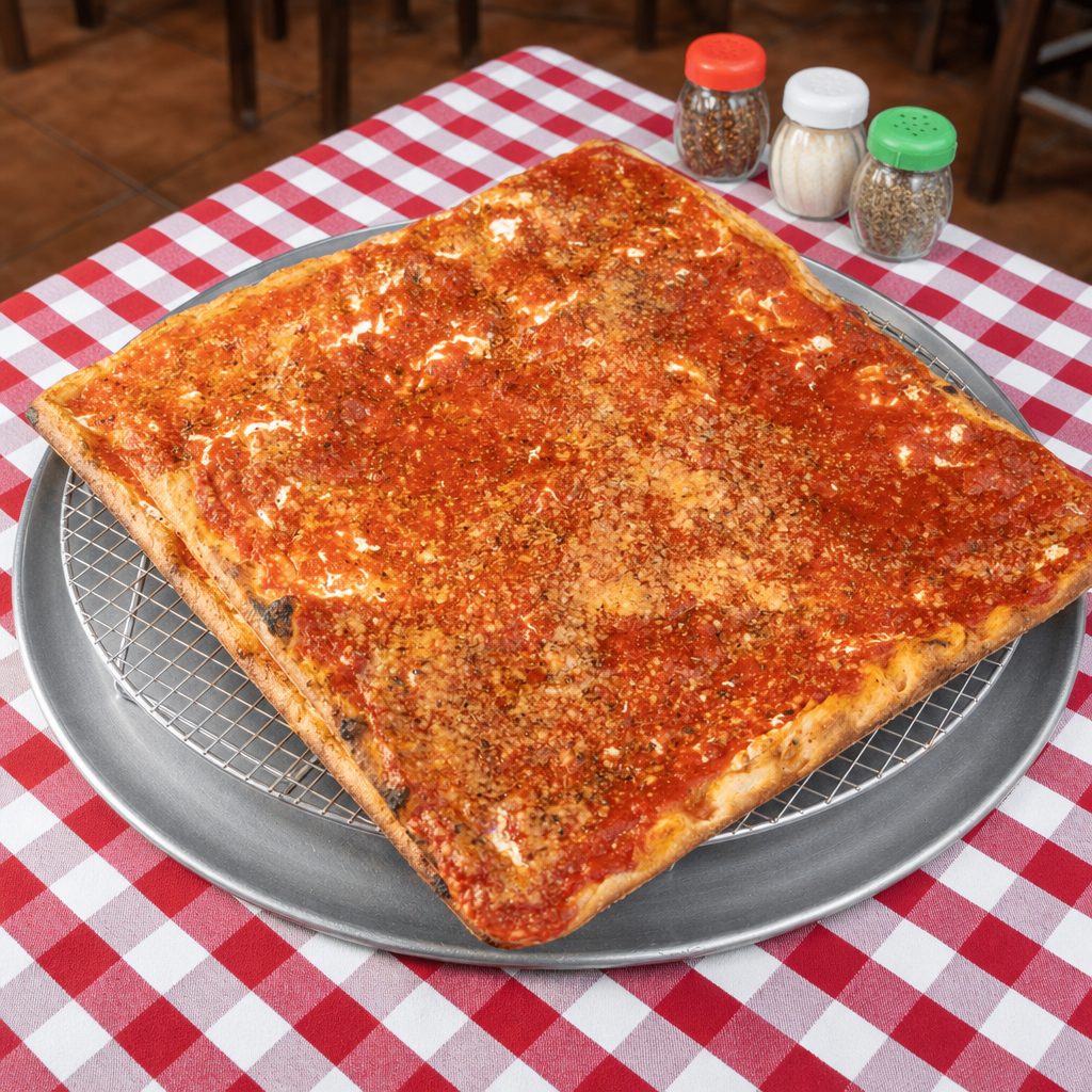 Upside Down Pizza.