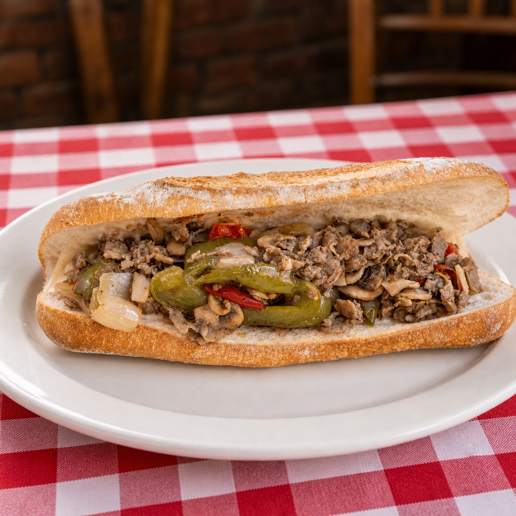 Philly Cheesesteak Sandwich.