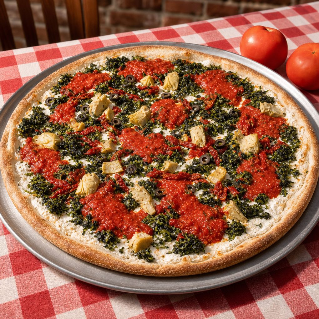 Veggie Supreme Pizza.