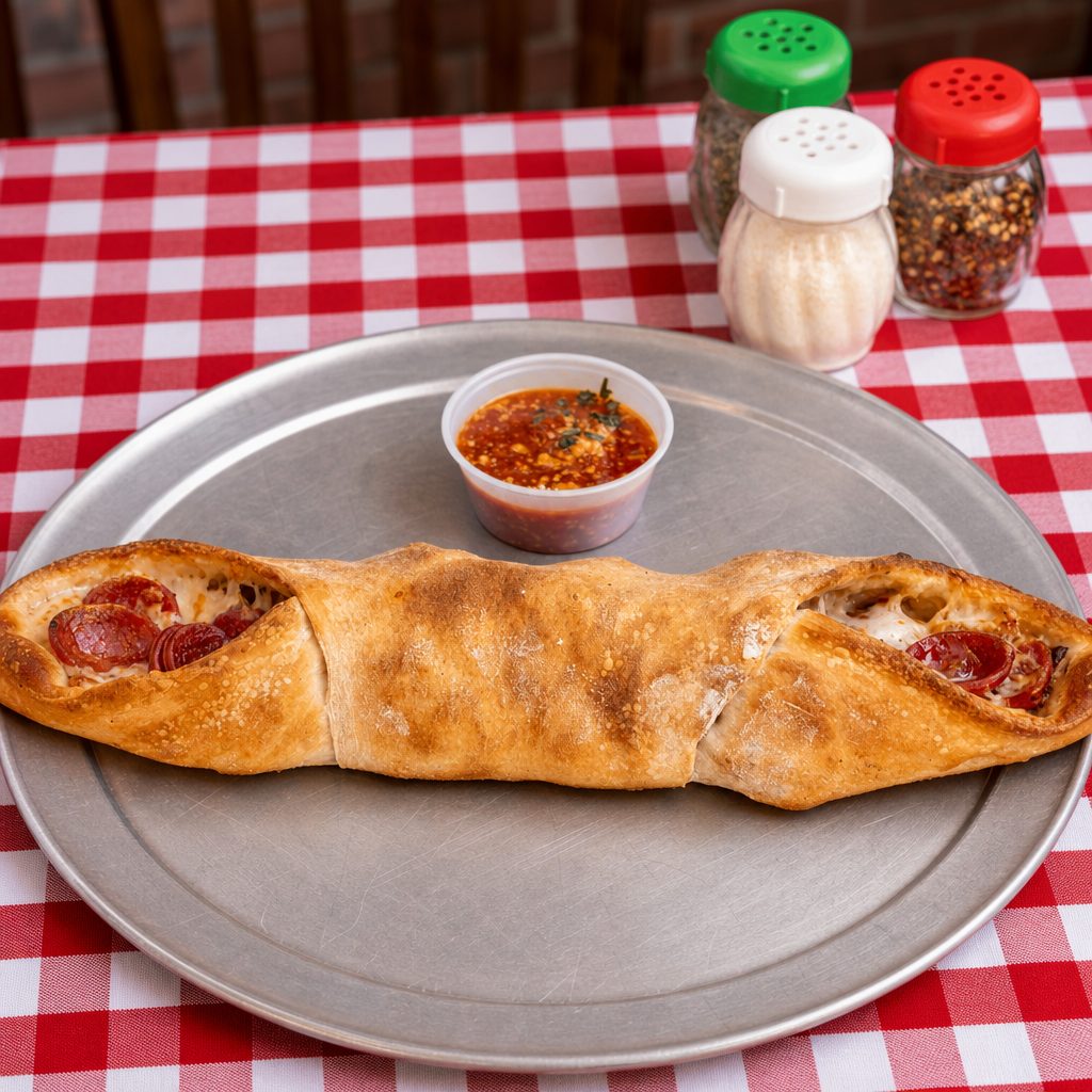 Traditional Stromboli.