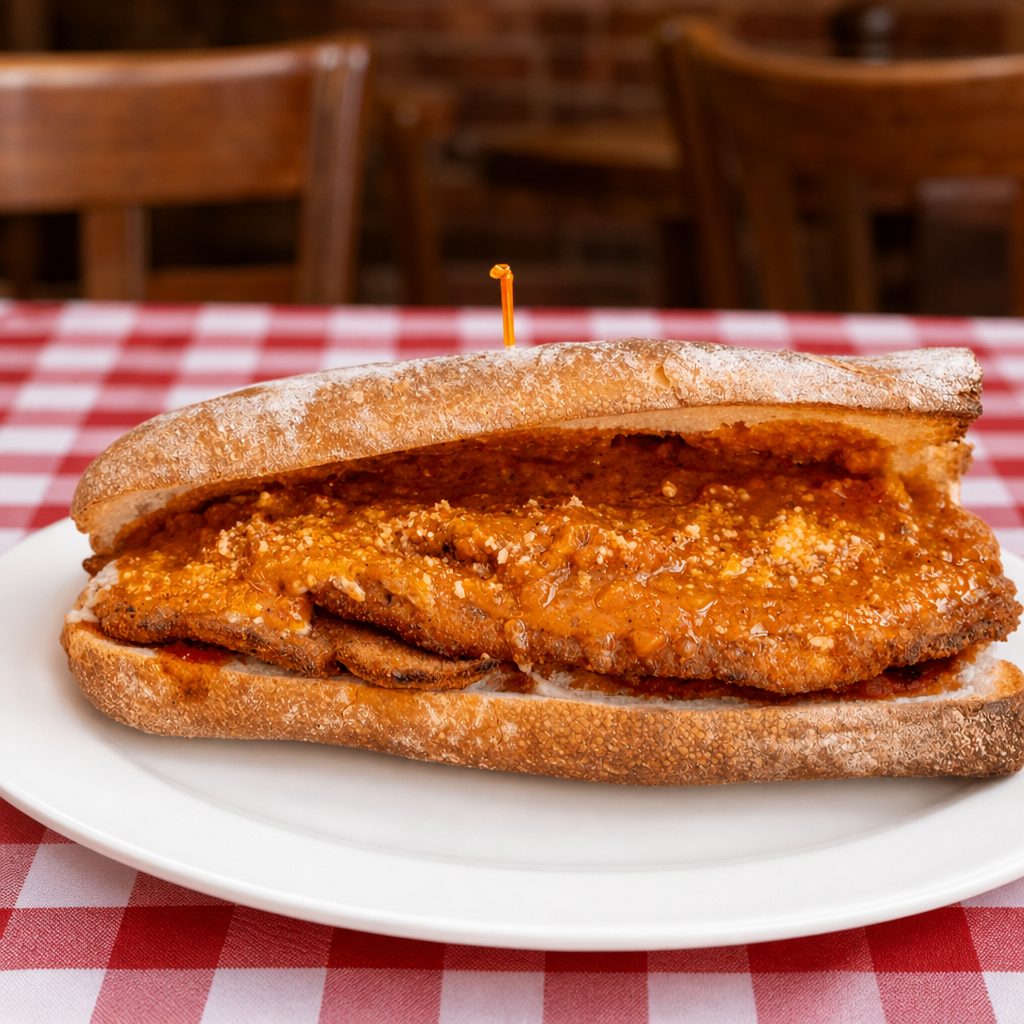Chicken Parm Sandwich.